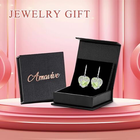 Tree of Life Earrings for Women 925 Sterling Silver Moonstone/Turquoise/Crystal Dangle Drop Leverback Earring Boho Jewelry Gifts for Wedding Birthday Christmas in Kuwait