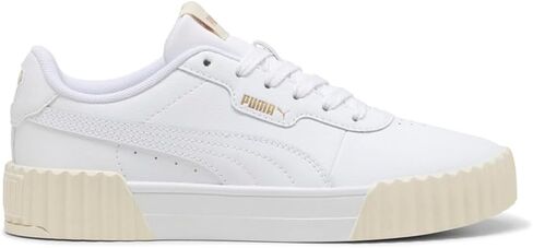 PUMA Womens Carina 3.0 Lace Up Sneakers Shoes Casual - White in Kuwait
