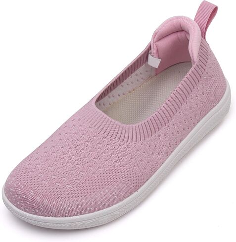 Barefoot Shoes Women Wide Toe Box and Easy Slip On One-Step Flat Minimalist Zero Drop Sneakers Lightweight Breathable Casual Walking Shoes in Saudi Arabia