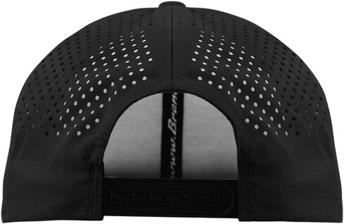 Branded Bills North Carolina Stealth PVC Flat Performance Hat for Men | Golf Running Baseball Cap in Kuwait