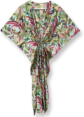 Women's Cotton Kaftan Beach Cover Up Plus Size Caftan Maxi Dress Loungewear & Sleepwear Kaftan in Kuwait