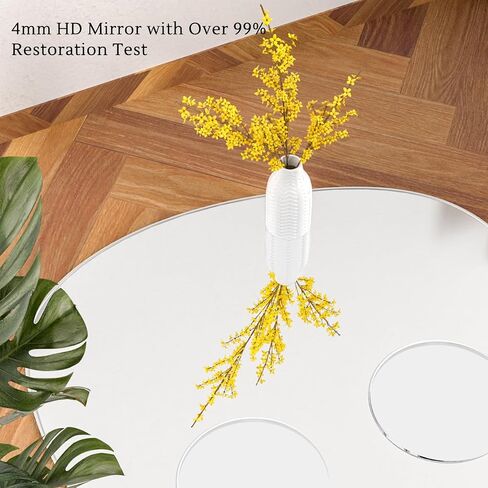 HOMEMORE Smart Bathroom Mirrors for Over Sink Bar Restroom Mirror Espejos para Baños Adjustable 3X and 5X Magnifying Glass Suitable for Bathroom Environments in Saudi Arabia