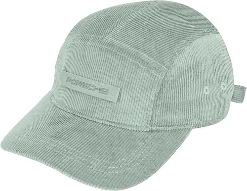 Porsche Cayenne Electric Urban Five-Panel Cap – Genuine Corduroy Lifestyle Hat, Adjustable Buckle Branding, Green “Shades of Green" Design in Kuwait