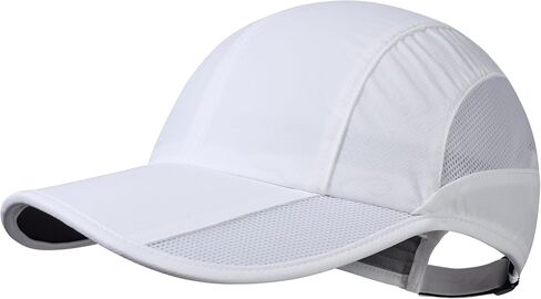 GADIEMKENSD Quick Dry Running Hat, UPF50+, Cooling Breathable Mesh, Water-Repellent, Plain & Packable, Anti-Glare in Kuwait