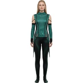Adult Mantis Costume for Women Halloween Mantis Cosplay Green Battle Uniform Jumpsuit in Saudi Arabia