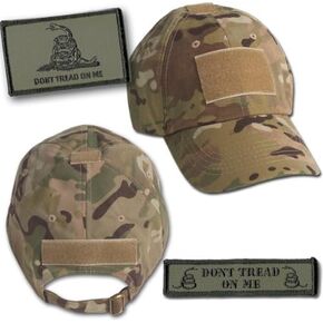 Gadsden Tactical Hat & Patch Bundle (2 Patches + Hat) - Multicam in Saudi Arabia