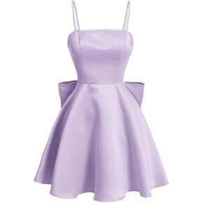 Women Short Dresses Women Solid Color Spaghetti Strap Dress With Large On The Back in Saudi Arabia
