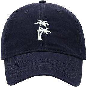 Baseball Cap Men Women Palm Tree Embroidered Unisex Classic Adjustable Strapback Dad Hat in Saudi Arabia