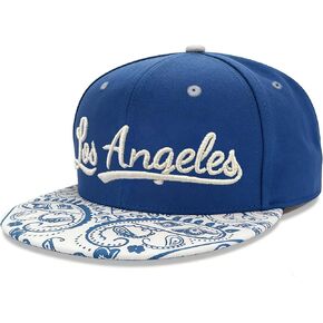 Classic Vintage Embroidered Fashionable Baseball Cap, Snapback Trucker Hat for Men & Women, Adjustable Flat Bill Hats in Saudi Arabia
