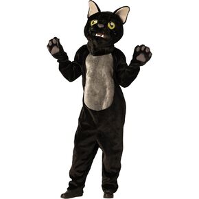 Black Cat Costume with Mask Head and Paws Kit Halloween Costume, Women and Men, Adult One Size in Saudi Arabia