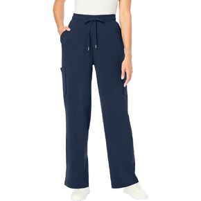 Woman Within Plus Size Tall Knit Pull-On Drawstring Cargo Pants in Saudi Arabia