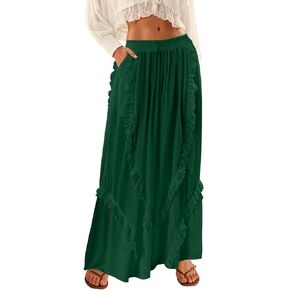 UNIANKIYA Palazzo Pants for Women Boho Wide Leg Flowy Pants 2026 Summer Casual Lounge Pant Beach Trousers Vacation Outfit in Saudi Arabia