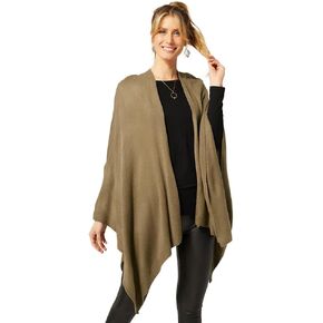 Coco + Carmen Kiara Shawl Wraps for Women in Mushroom - Lightweight Pashmina Shawls and Wraps, 48" x 25.5" Pashmina Scarf for Women Sizes 0-14 in Saudi Arabia