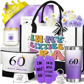 Birthday Gifts for Women, Birthday Gifts Basket for Her, Fabulous Canvas Tote Bag Set, Gift for Mom Sister Friend in Saudi Arabia