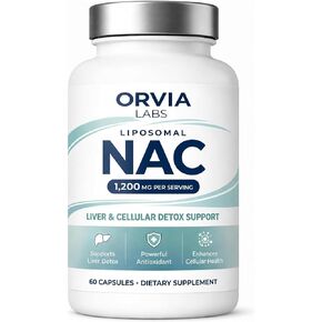 مكمل ORVIA Labs Liposomal NAC، دعم صحي يومي للخلايا، كبسولات سهلة البلع - 60 كبسولة in Kuwait