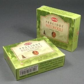HEM Precious Patchouli Incense Cones, Pair of 10 Cone Boxes in Kuwait