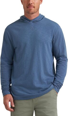 Wrangler Authentics Men's Long Sleeve Hooded Pullover Shirt in Kuwait