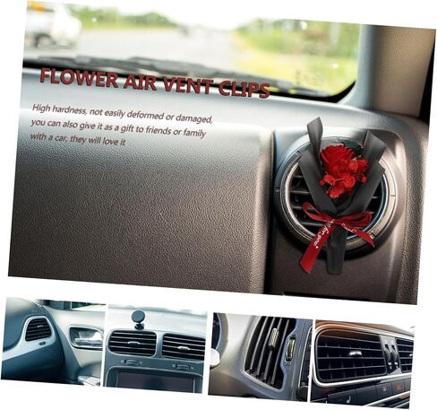 Car air freshener Car Aroma Diffuser Clip vehicle Air outlet clip dried bouquet Car Perfume Clip inside the car Air Vent Decorative Clip Car Vent Clip in Kuwait