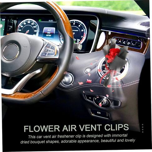 Car air freshener Car Aroma Diffuser Clip vehicle Air outlet clip dried bouquet Car Perfume Clip inside the car Air Vent Decorative Clip Car Vent Clip in Kuwait