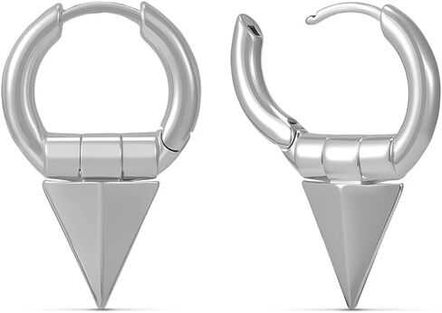 COOEAR Gold Dangle Hoop Earrings, 14K Gold Plated 925 Sterling Silver Ear Needles Geometric Huggie Hoops. in Saudi Arabia