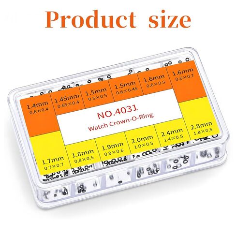 Watch Crown O Rings, 700 Pcs 12 Sizes Rubber Watch Gasket Watchs Seal Washers Watches Repair Tools for Watchmakers Watches Repairing in Saudi Arabia