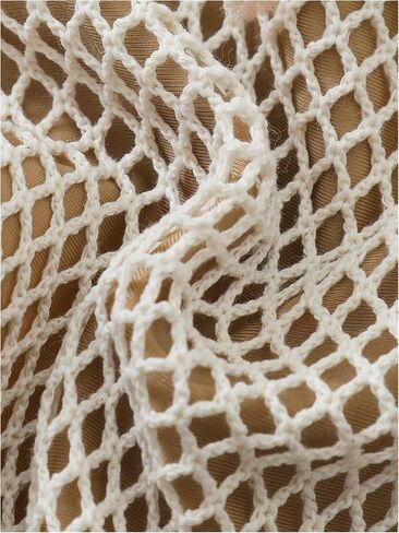 SHENHE Women's 2 Piece Crochet Mesh Bikini Sets Halter Triangle Top Tie Side Bathing Suit Shell Swimsuit in Kuwait