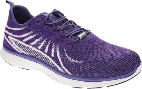 Vevo Active Women's Steffi Vortex Athletic Knit Sneaker, Navy-White in Saudi Arabia