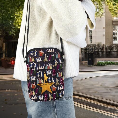 BWWKTOP Alexander Musical Crossbody Bag Alexander Fans Gift Schuyler Sisters Shoulder Bag Theater Music Merch in Kuwait