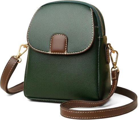 Mini Square Crossbody Bag PU Shoulder Bag for Women, Cellphone Purse with Strap Daypack in Kuwait