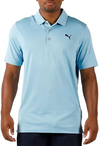 PUMA Men's Performance Polo, 4-Way Stretch, Moisture Wicking, 95% Polyester in Kuwait