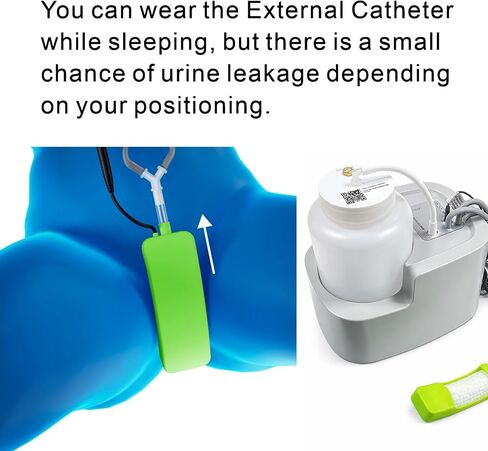 Urine Collection System with Female External Catheters-Package Comes with 2 Kind Wicks for Different Preferences in Saudi Arabia