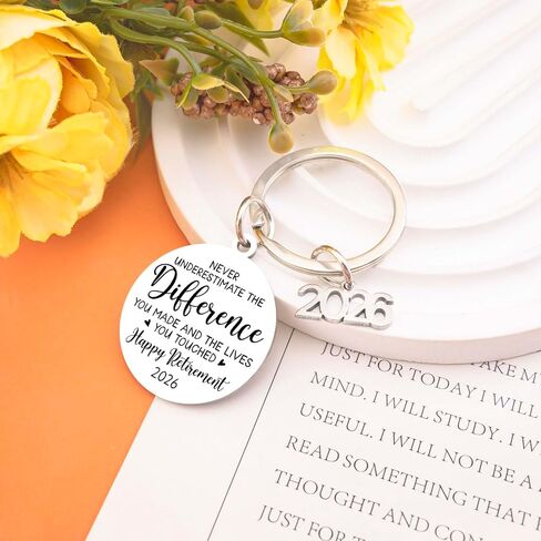 Retirement Gift for Woman 2026 Happy Retirement Keychain Gifts for Women Men Cool Retired Gifts for Coworker Boss Employee Teacher Nurse Happy Retired Stuff in Saudi Arabia