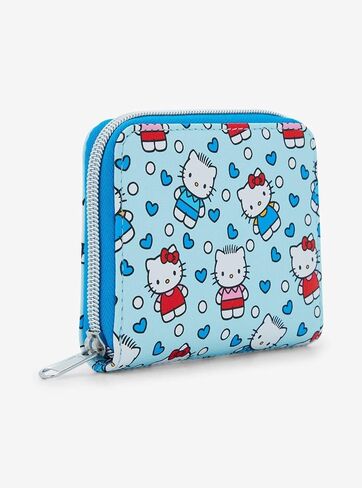 Loungefly Hello Kitty And Dear Daniel Allover Print Mini Zipper Wallet MULTI NONE in Kuwait