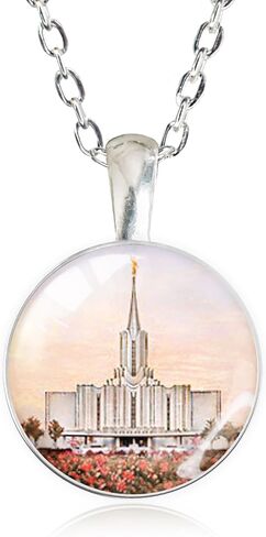 قلادة معبد نهر الأردن، يوتا LDS - هدية مجوهرات بسيطة in Kuwait