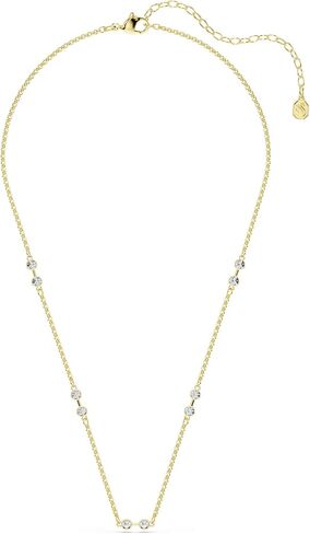 Swarovski Remix necklace, Round cut, White, Gold-tone plated in Kuwait