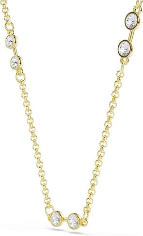 Swarovski Remix necklace, Round cut, White, Gold-tone plated in Kuwait