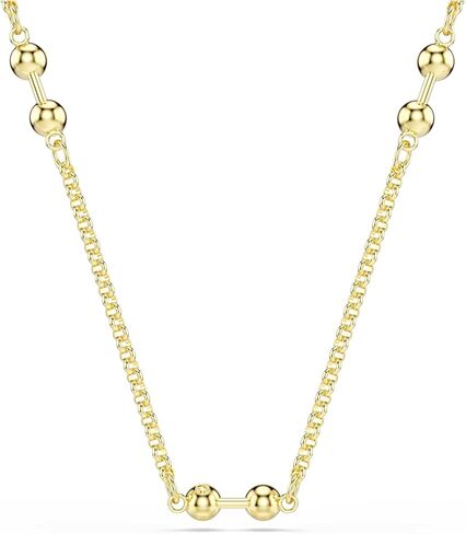 Swarovski Remix necklace, Round cut, White, Gold-tone plated in Kuwait