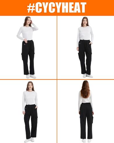 Heated Pants for Women and Men, Cargo Baggy Sweatpants for, Upgraded 7.4V 10000mAh Battery Pack & Heating Element in Kuwait