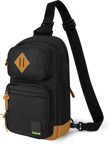 Goloni Sling Bag Crossbody Shoulder Bag for Men Women,Waterproof Lightweight Casual Daypack with Multi-Pockets in Saudi Arabia