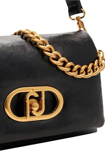 Liu Jo Lapuffy ECS Crossbody Bag M – Women’s Quilted Shoulder Bag (Nero) in Saudi Arabia