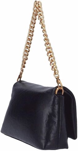 Liu Jo Lapuffy ECS Crossbody Bag M – Women’s Quilted Shoulder Bag (Nero) in Saudi Arabia