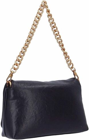 Liu Jo Lapuffy ECS Crossbody Bag M – Women’s Quilted Shoulder Bag (Nero) in Saudi Arabia
