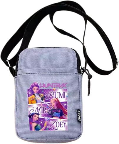Demon Movie Hunters Mini Crossbody Bag - Small Cute Cell Phone Crossbody Purses Coin purse with Shoulder Strap in Saudi Arabia