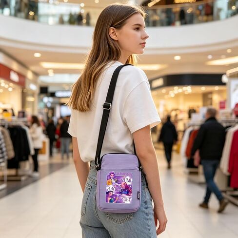 Demon Movie Hunters Mini Crossbody Bag - Small Cute Cell Phone Crossbody Purses Coin purse with Shoulder Strap in Saudi Arabia
