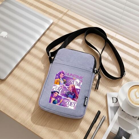 Demon Movie Hunters Mini Crossbody Bag - Small Cute Cell Phone Crossbody Purses Coin purse with Shoulder Strap in Saudi Arabia