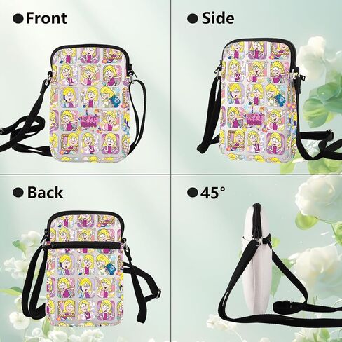 WZMPA Cartoon Fans Crossbody Bag TV Show Fans Gift Cartoon Moods Shoulder Bag Cartoon Characters Merchandise in Kuwait