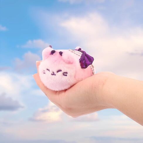 Anirollz Dragon Treasure Blind Surprise Box 3.5 Inch Plush Keychain Collectible Random Character Charm Keyring Accessory in Saudi Arabia