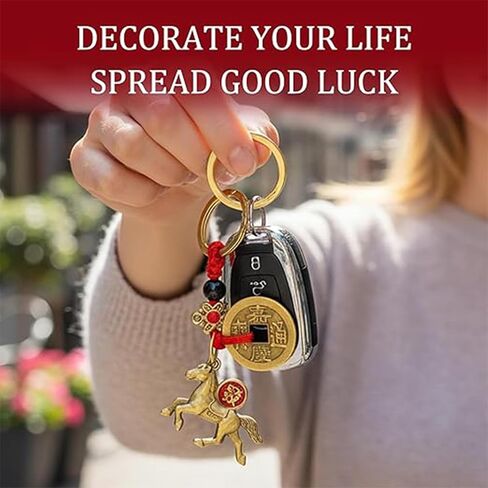 10 PCS Horse Keychain, Horses Keychains for Women, Year of the Horse 2026 Zodiac Charm, Lunar New Year Gifts for Women, Bag Charms in Saudi Arabia