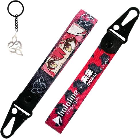 Hololive Justice - Raora Panthera Keystrap and Keychain Bundle - Otaku in Saudi Arabia