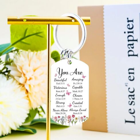 Inspirational Christian Gifts for Women Christian Keychain for Teen Girls Spiritual Religious Gift Bible Verse Accessories Faith Based Gifts for Sister Friend Mom in Saudi Arabia
